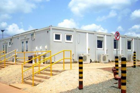 Modular building Newmont, Ghana