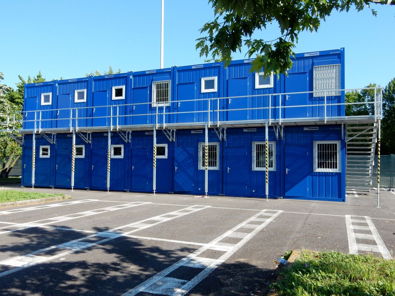Rental container at the Champions League Final 2016, Milan - Italy