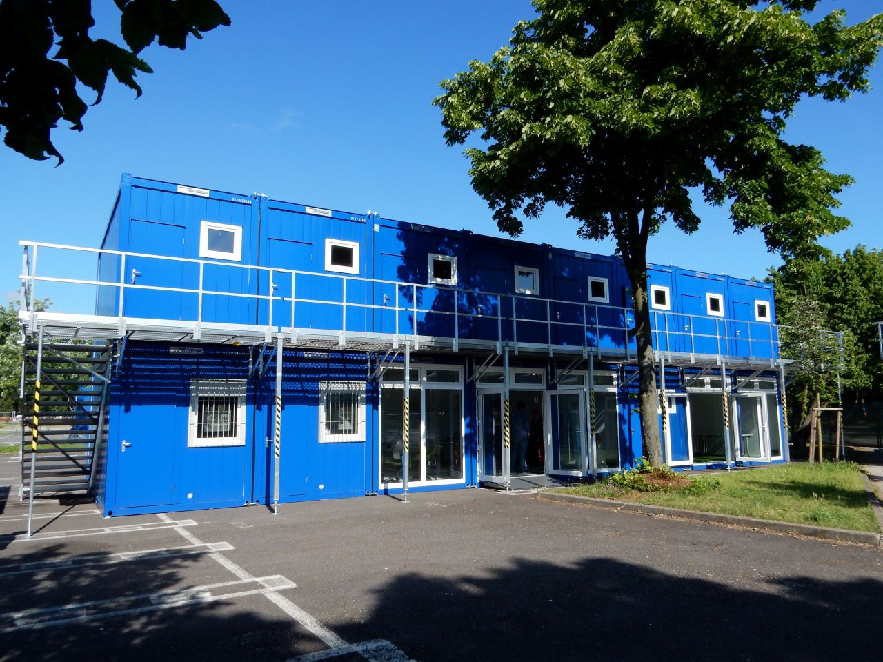 Rental container at the Champions League Final 2016, Milan - Italy