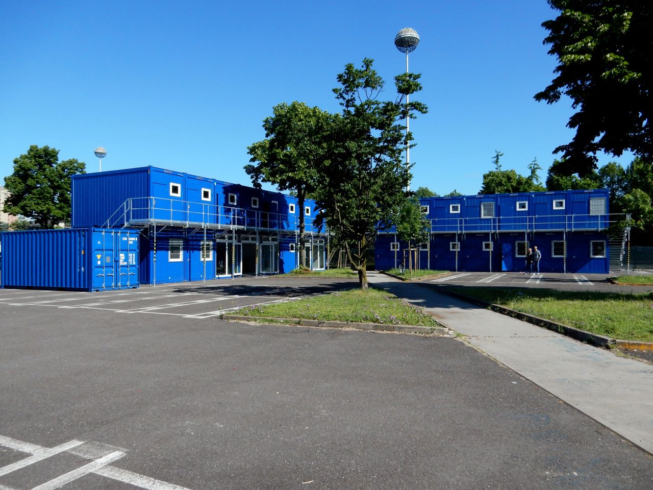 Rental container at the Champions League Final 2016, Milan - Italy