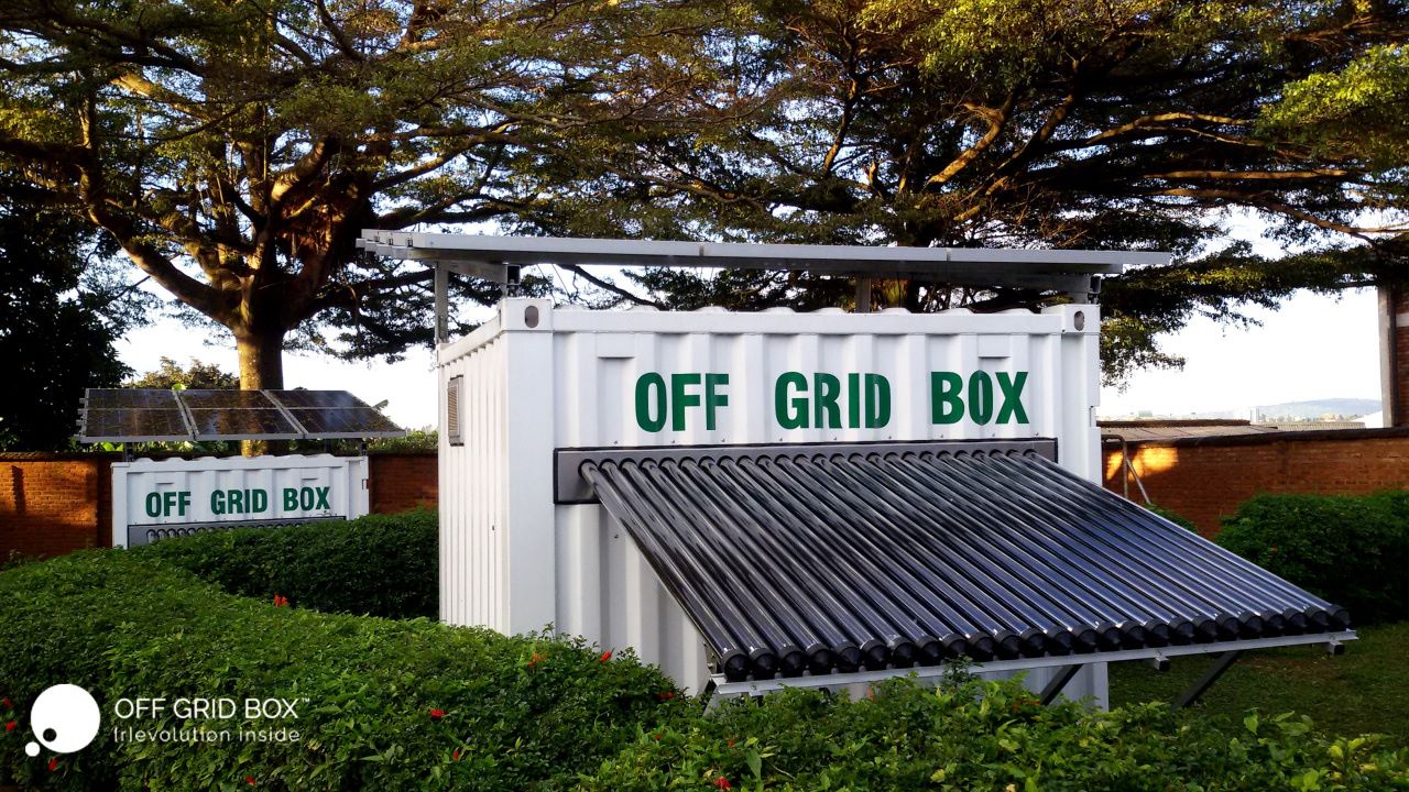 Storage container as "self-catering box" for "OffGridBox", Arezzo - Italy