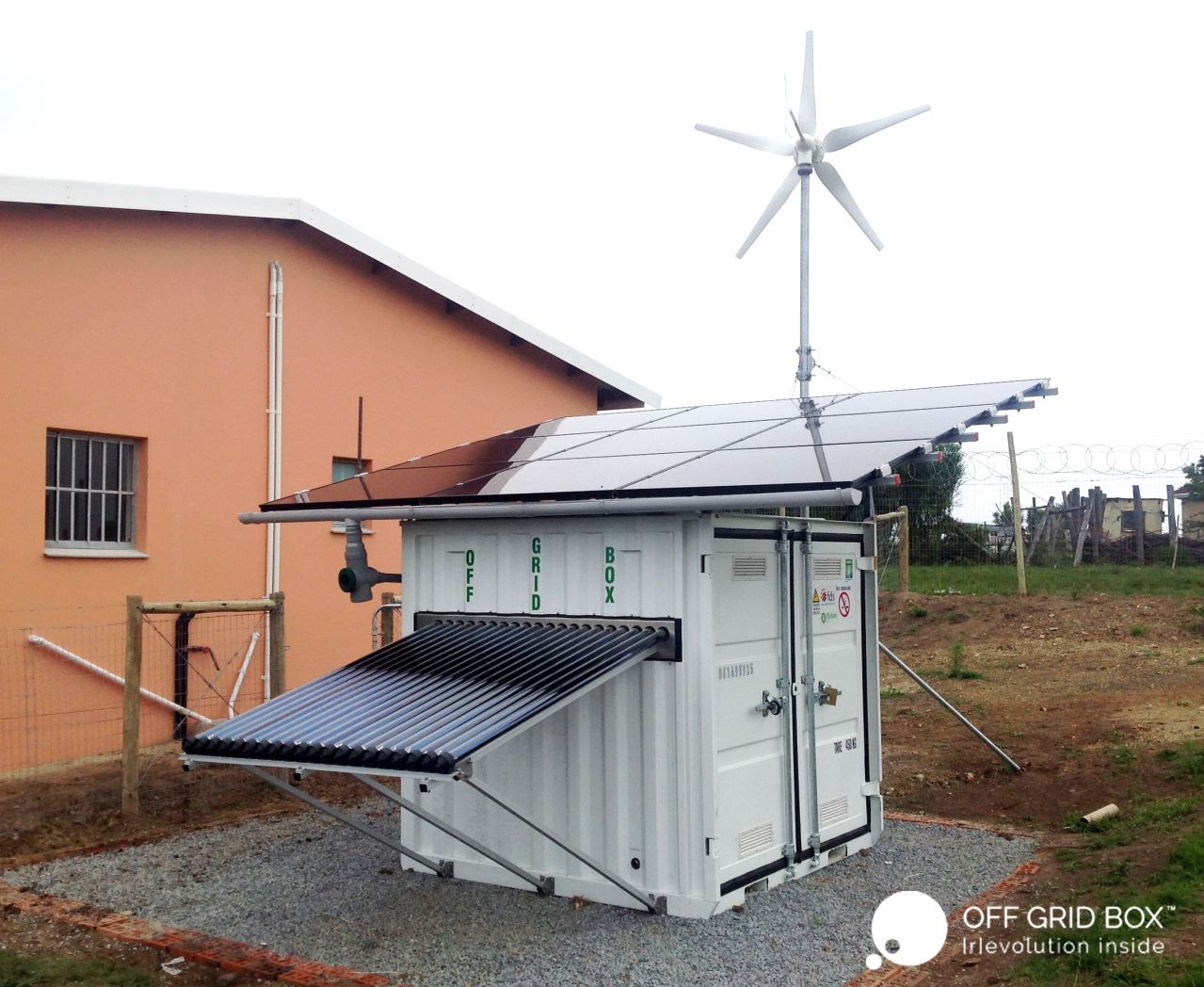 Storage container as "self-catering box" for "OffGridBox", Arezzo - Italy