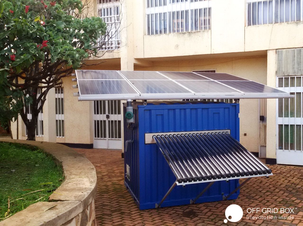 Storage container as "self-catering box" for "OffGridBox", Arezzo - Italy