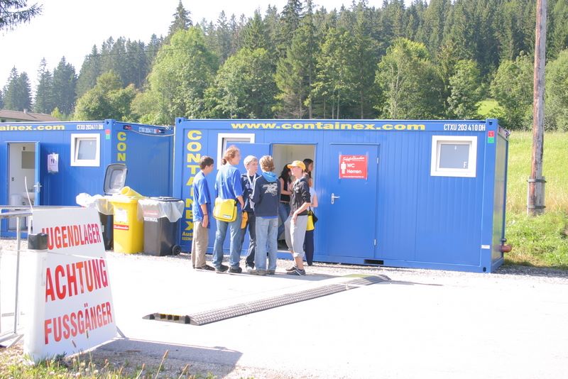 CONTAINEX - Sanitary cabin at youth camp, AT-Mariazell