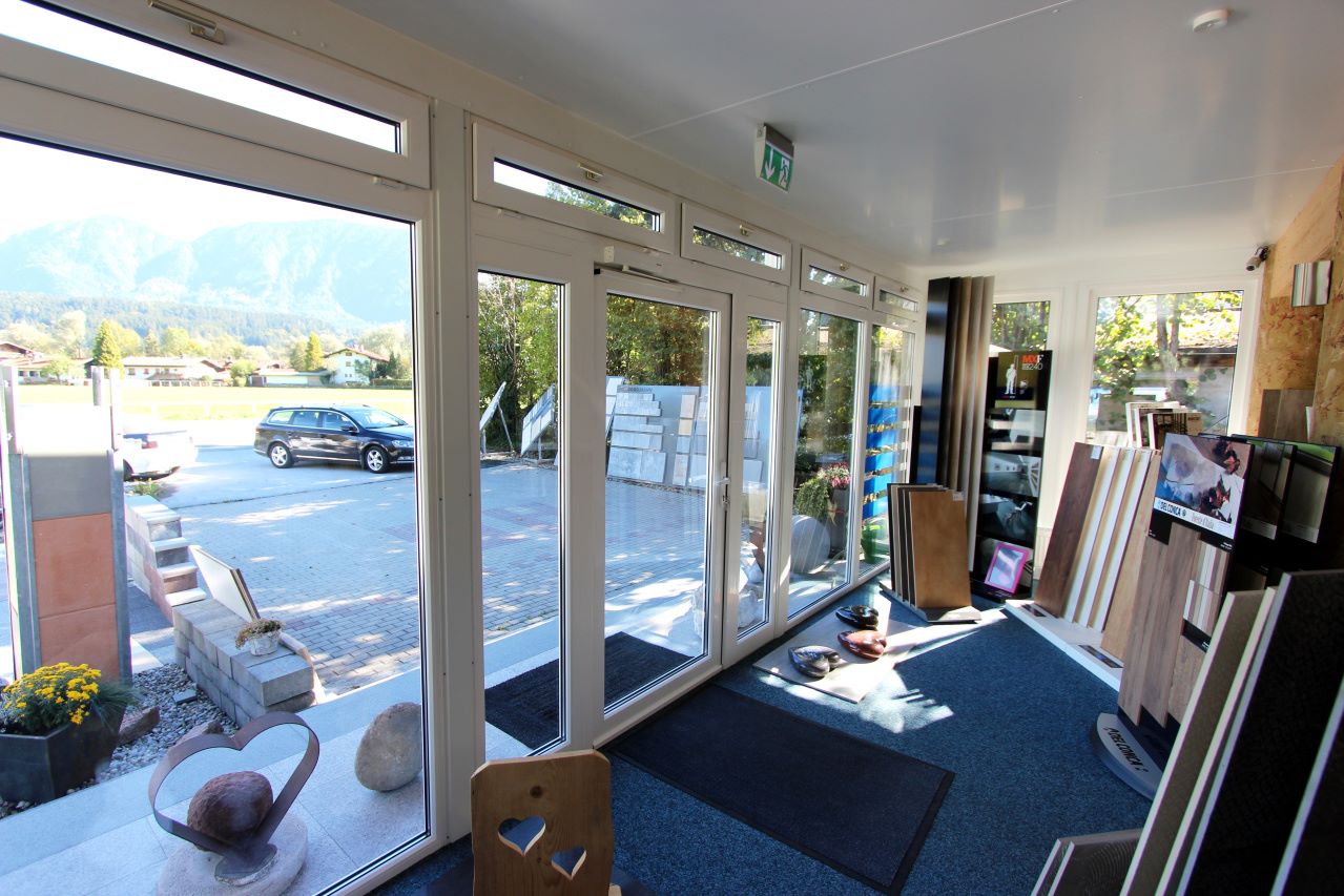 Showroom and sales room for tile retailer Schöllauf, Langkampfen (Austria)