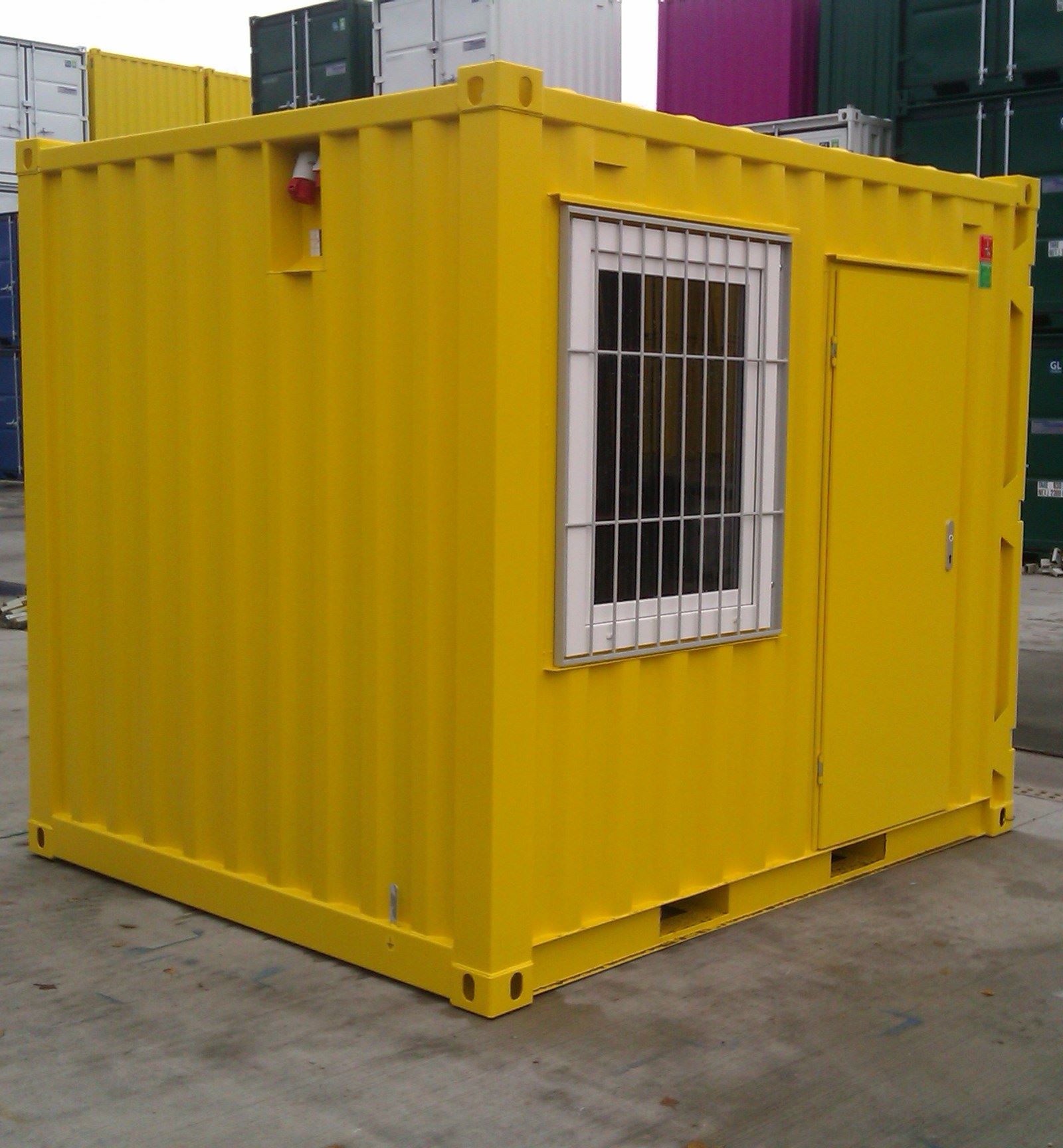 10' Storage container with electrical equipment CONTAINEX
