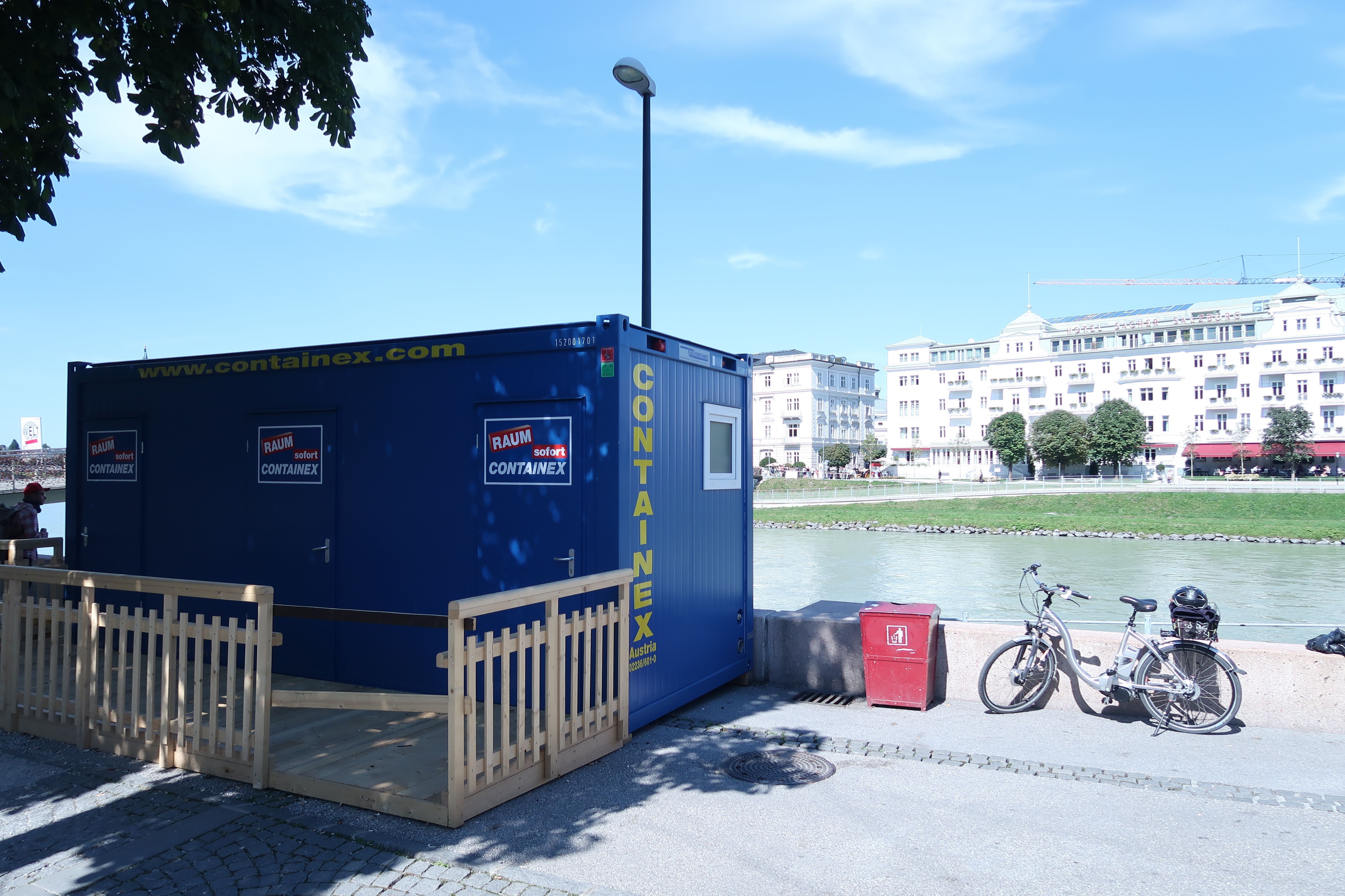 Portable toilet cabins and sanitary cabins