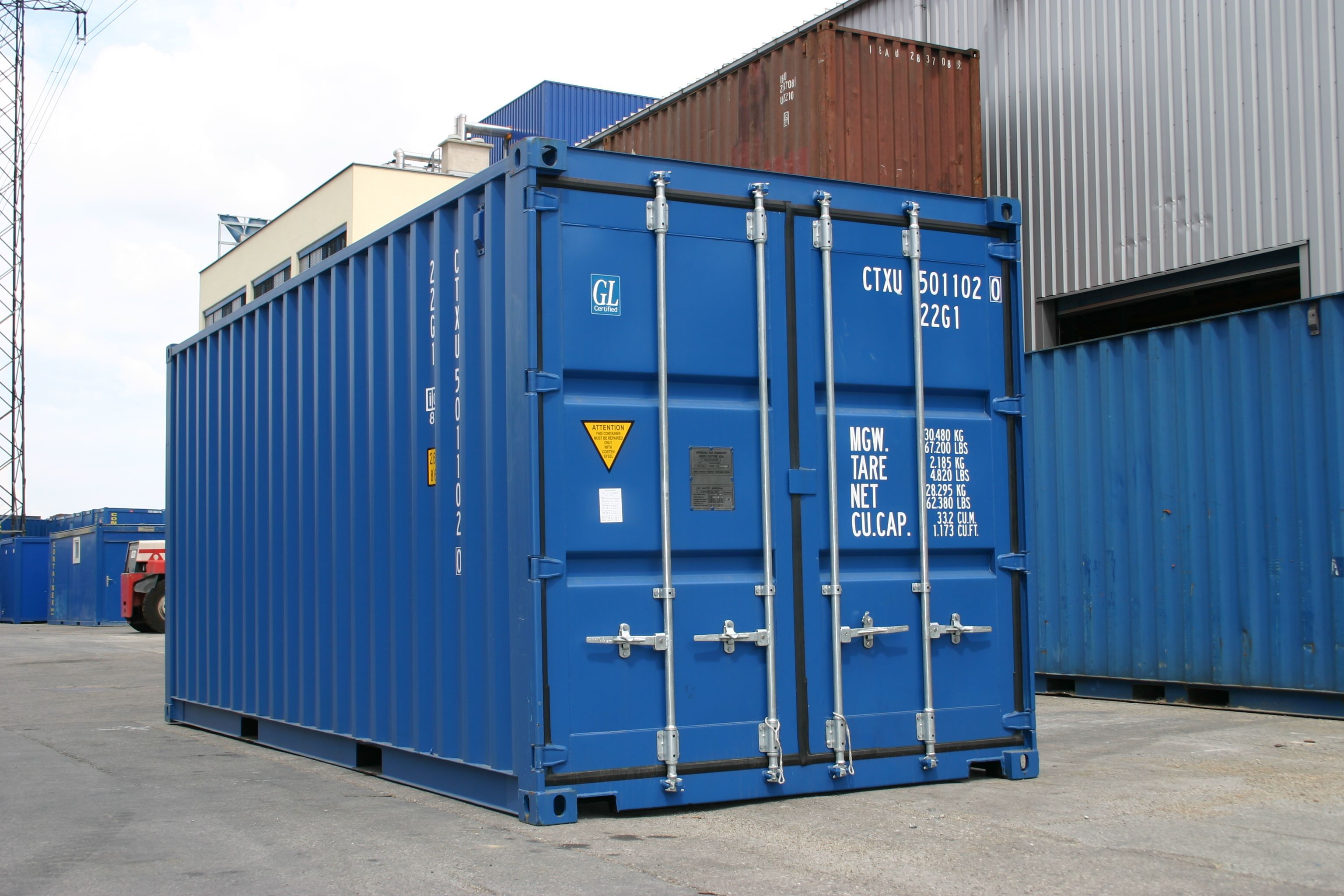 20 fod Skibscontainer