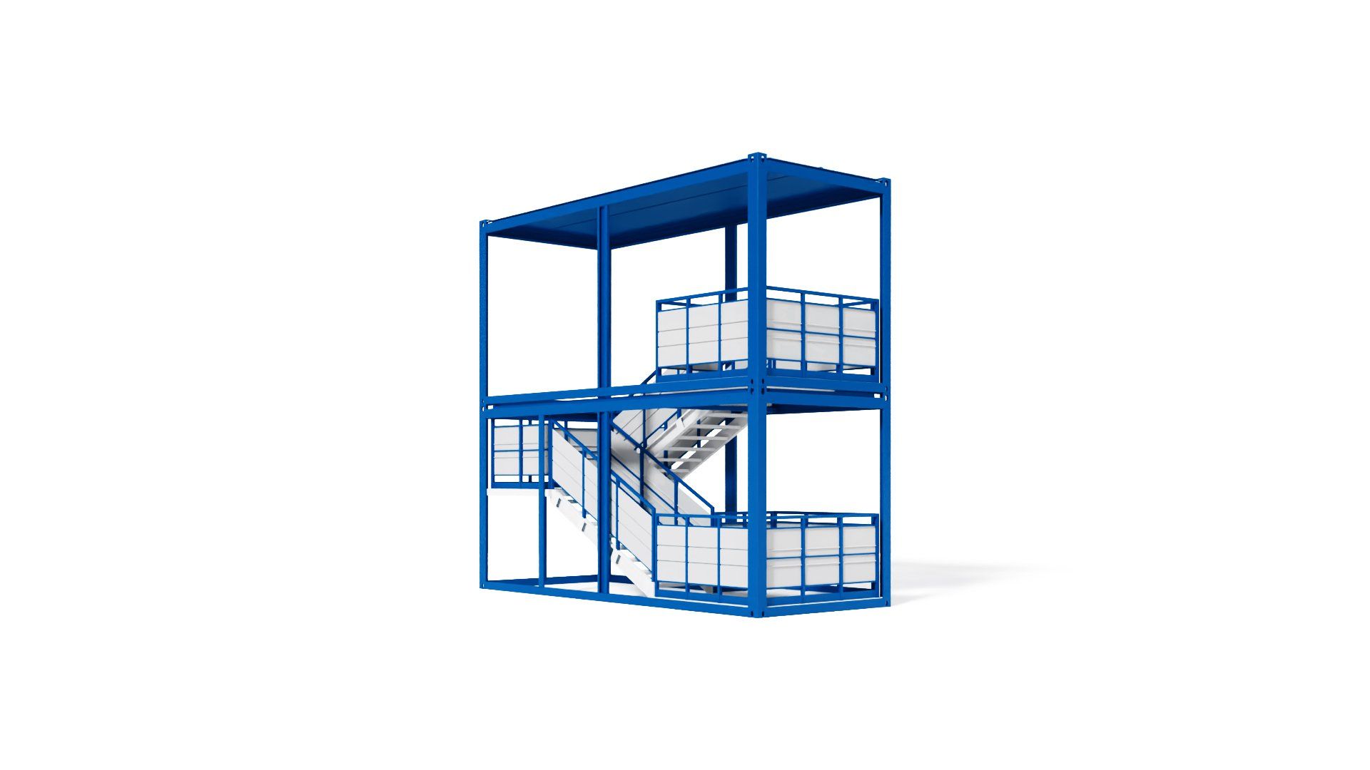 CLASSIC type external staircase container