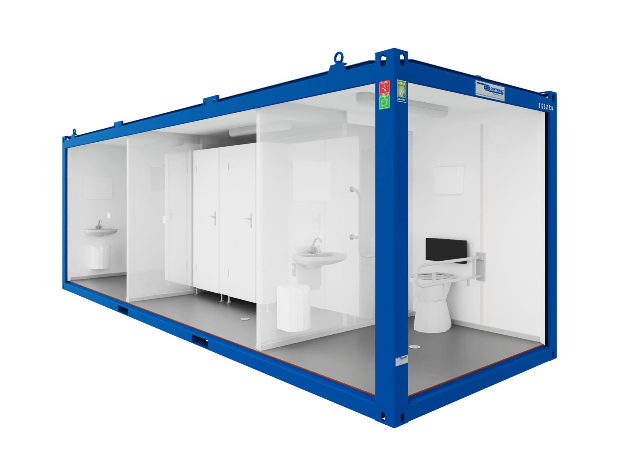 3D-Container uso toilette
