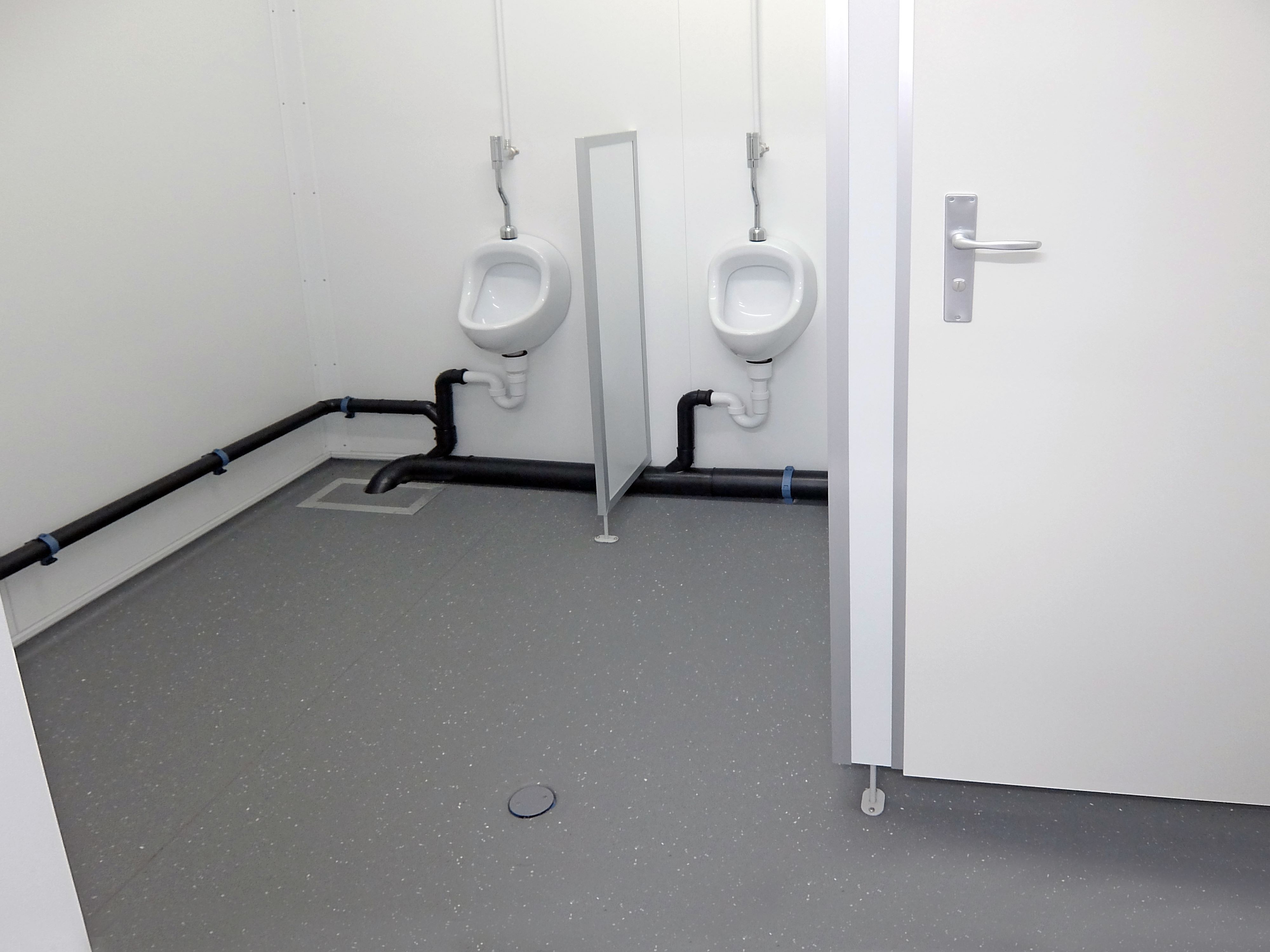 Sanitary facility interior view