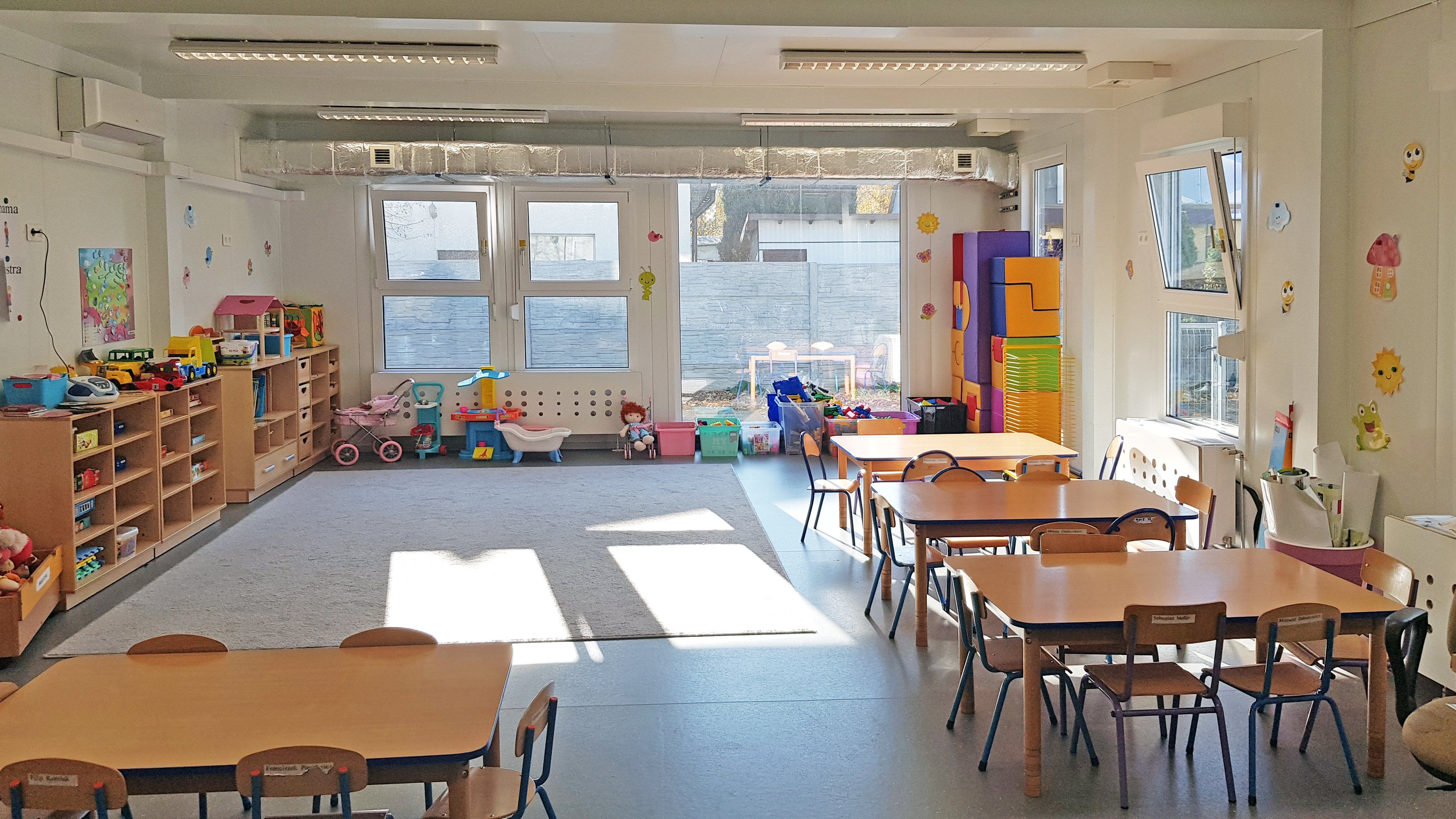 Jardin d'enfants, salle de classe